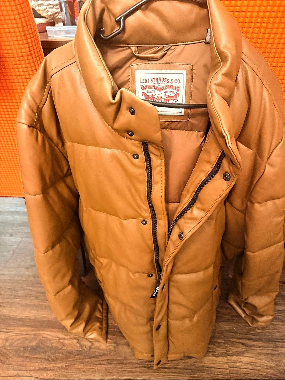 Levi Strauss & Co. Men's Brown Puffer Jacket XXL Like New
